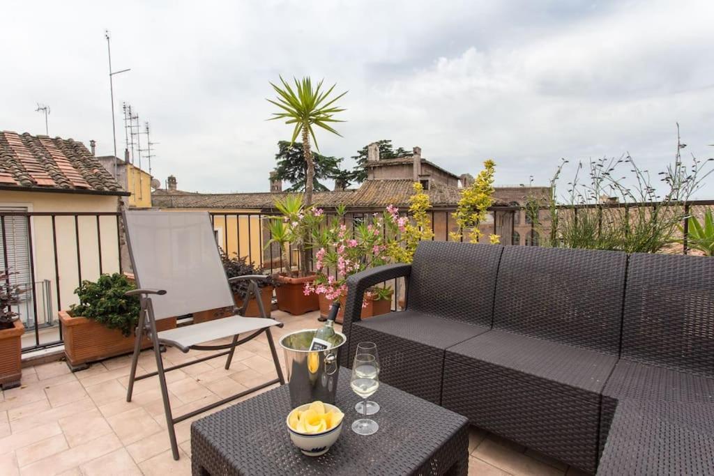 ローマFrangipane 31 Monti Terraceアパートメント エクステリア 写真